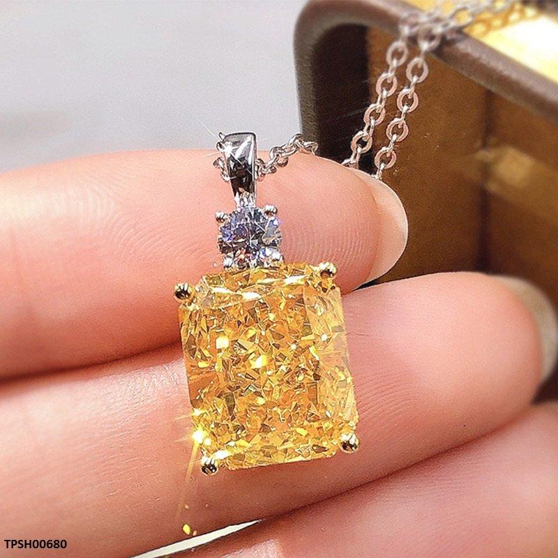 TPSH00680 CSH Lemon Sparkle Rectangular Pendant - TPSH