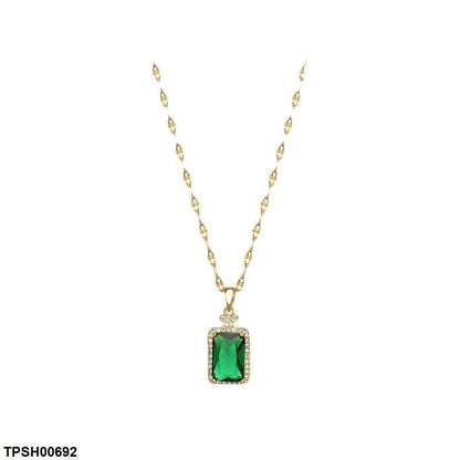 TPSH00692 XST Imp Square Pendant With Chain - TPSH