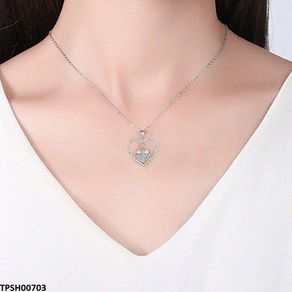 TPSH00703 QWN Double Heart Pendant - TPSH