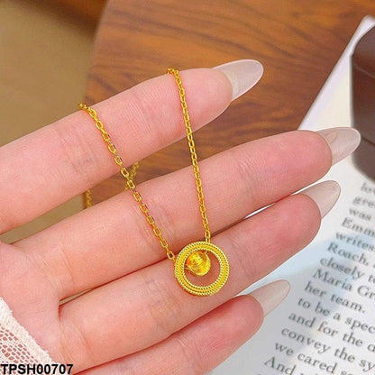 TPSH00707 DGF  Stainless Steel Round Pendent - TPSH