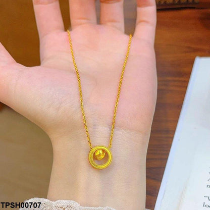 TPSH00707 DGF  Stainless Steel Round Pendent - TPSH