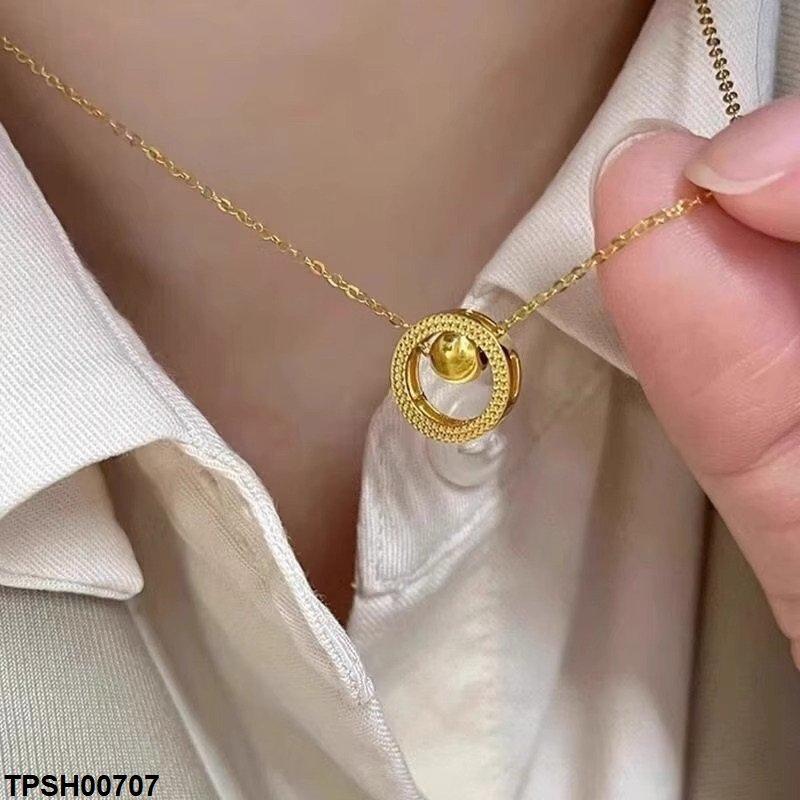 TPSH00707 DGF  Stainless Steel Round Pendent - TPSH