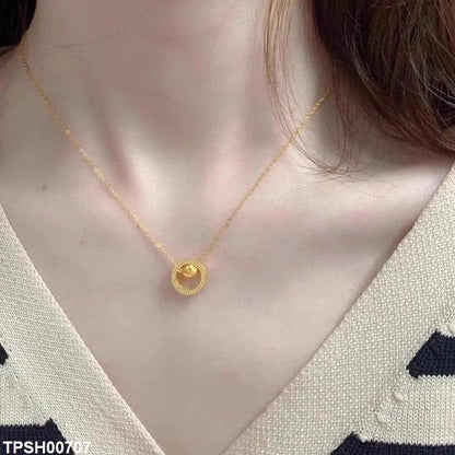 TPSH00707 DGF  Stainless Steel Round Pendent - TPSH