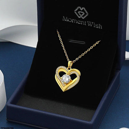 TPSH00709 CSH Heart Pendant With  Chain - TPSH