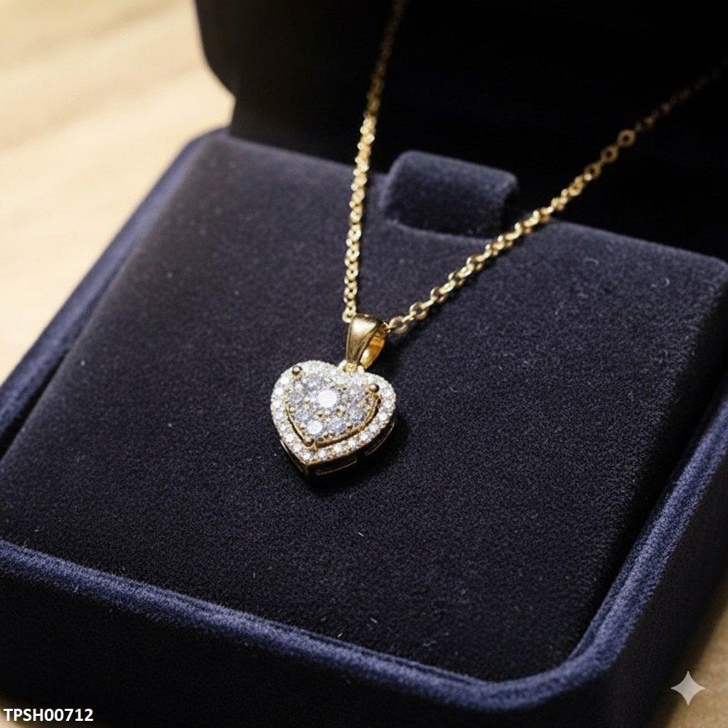 TPSH00712 CSH Heart Pendent With Chain - TPSH