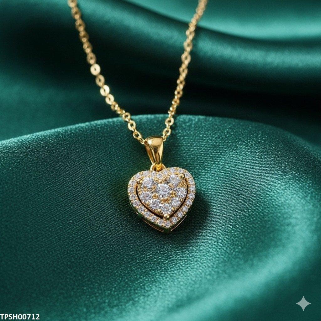 TPSH00712 CSH Heart Pendent With Chain - TPSH