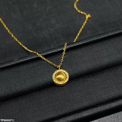 TPSH00717 DGF Stainless Steel Round Ball Drop Pendant - TPSH