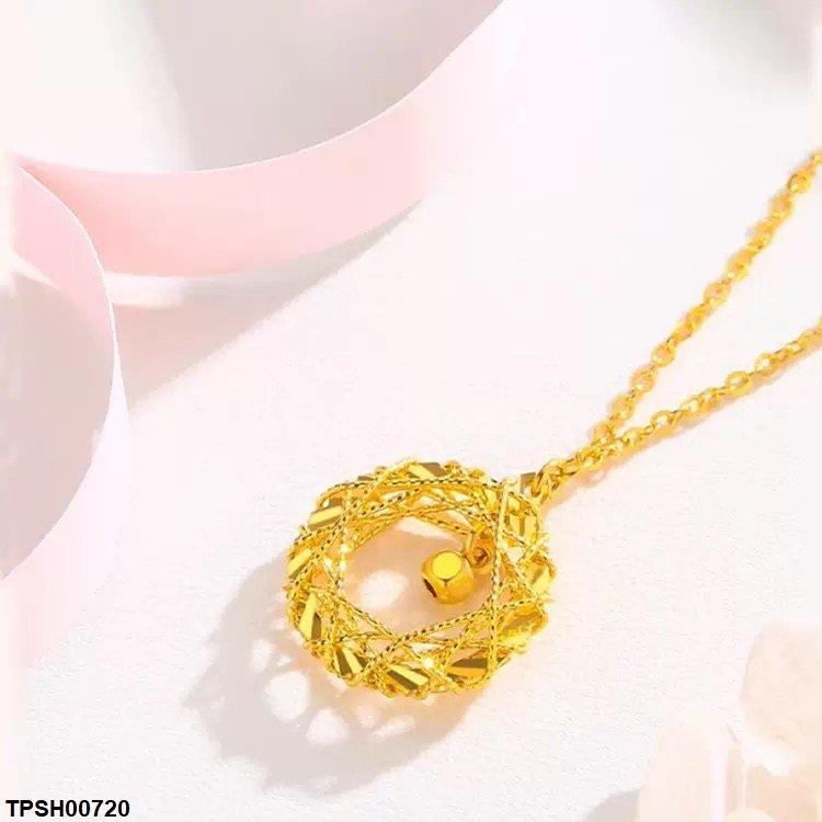 TPSH00720 DGF Stainless Steel Round Drop Pendent With Chain - TPSH