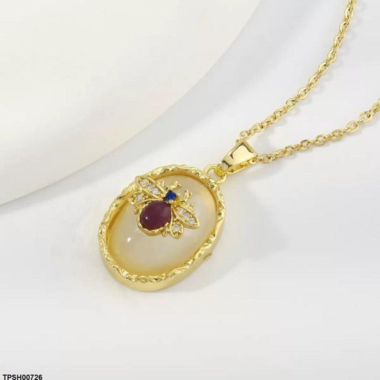 TPSH00726 WKO Bee Pendant With  Chain - TPSH