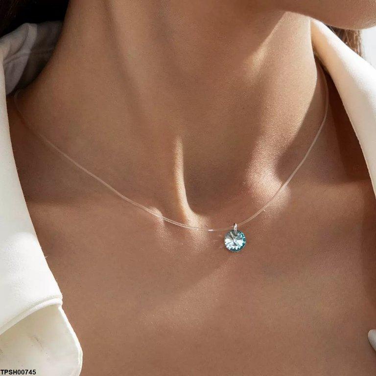 TPSH00745 YYE Round Stone Pendant - TPSH