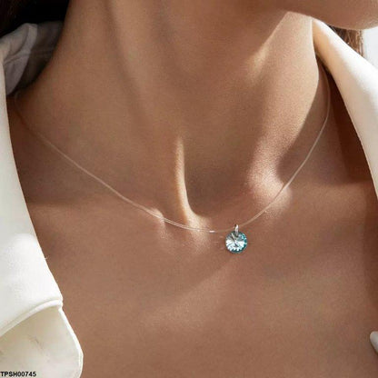 TPSH00745 YYE Round Stone Pendant - TPSH