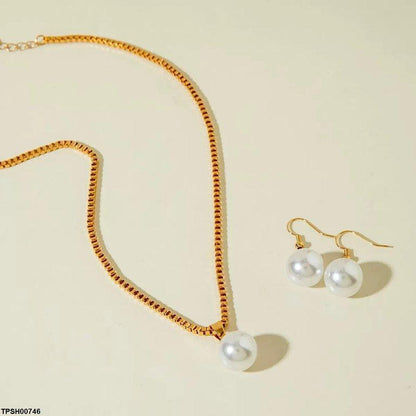 TPSH00746 YYE Pearl Pendant Set - TPSH