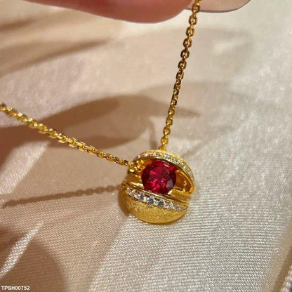 TPSH00752 GWH Shell Shape ZIRCON Pendant - TPSH
