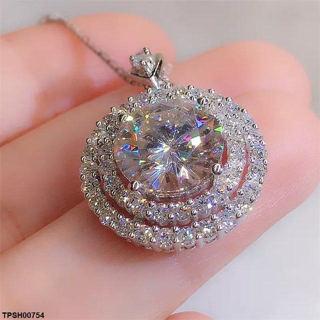 TPSH00754 GWH Round ZIRCON Pendant - TPSH