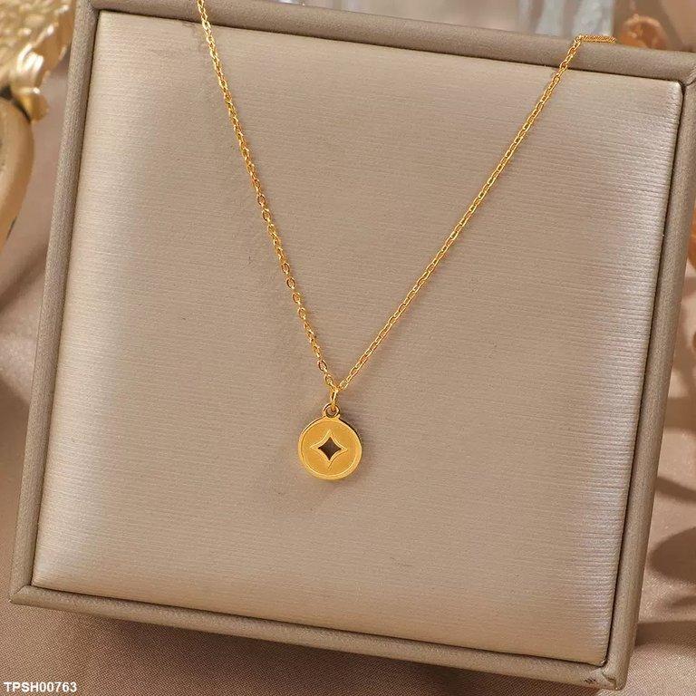 TPSH00763 DGF Stainless Steel Star Pendent - TPSH