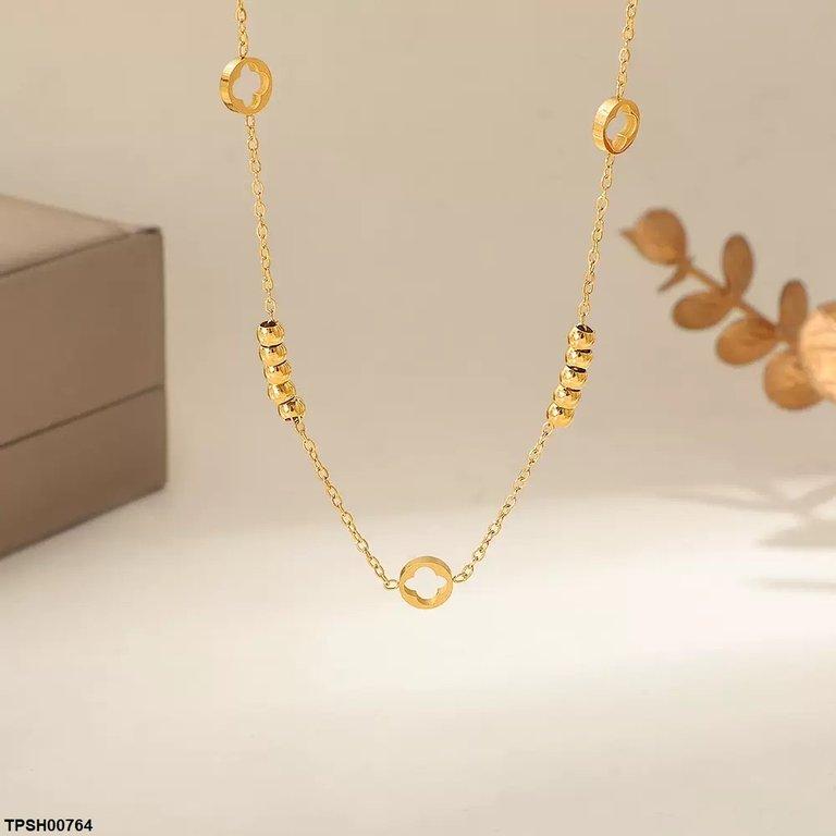 TPSH00764 DGF Stainless Steel Round/Beads Pendent - TPSH