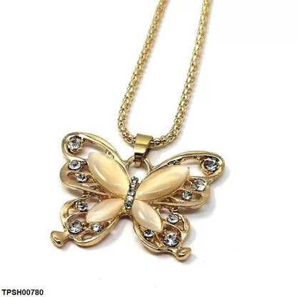 TPSH00780 LQP Butterfly Pendant With Chain - TPSH