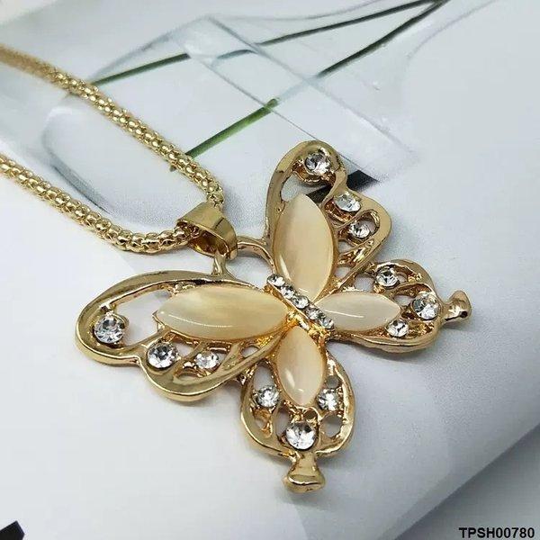 TPSH00780 LQP Butterfly Pendant With Chain - TPSH