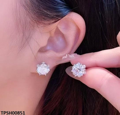 TPSH00851 KRL Round ZIRCON Stone Pendant Set - TPSH