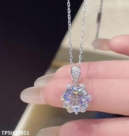 TPSH00851 KRL Round ZIRCON Stone Pendant Set - TPSH