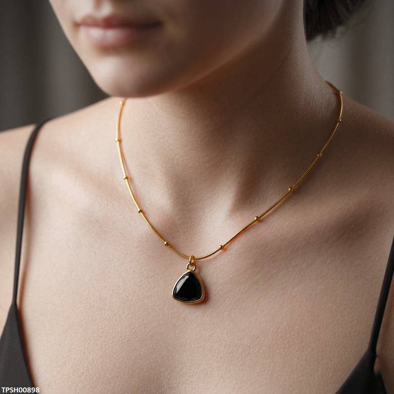 TPSH00898 MSJ Stainless Steel Triangle Shape Pendant - TPSH