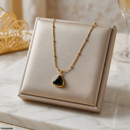 TPSH00898 MSJ Stainless Steel Triangle Shape Pendant - TPSH