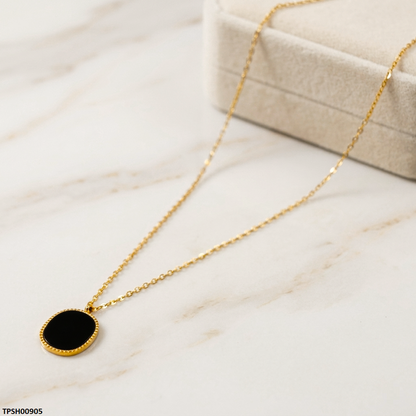 TPSH00905 MSJ Stainless Steel Round Pendant - TPSH