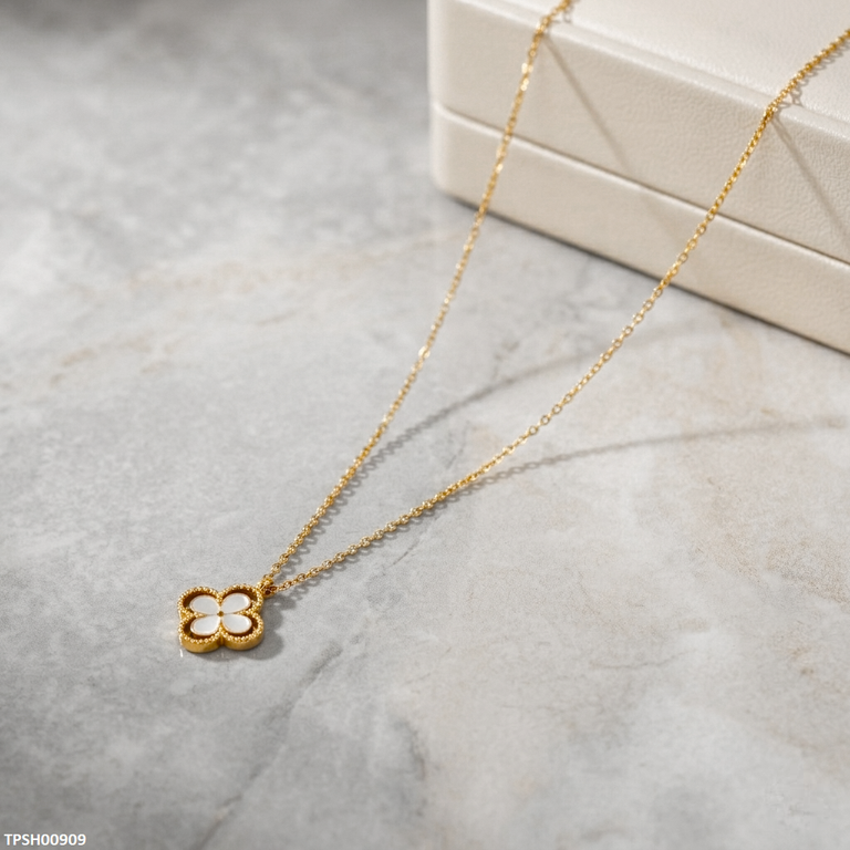 TPSH00909  MSJ Stainless Steel Flower Pendant - TPSH