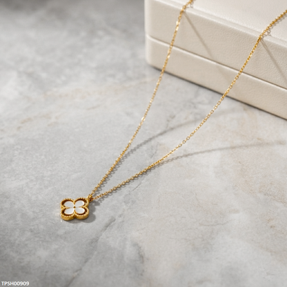 TPSH00909  MSJ Stainless Steel Flower Pendant - TPSH