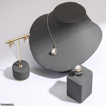 TPSH00922 LSH Round Pearl Pendent Set - TPSH