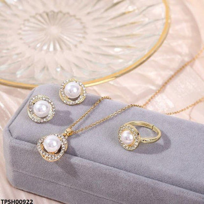 TPSH00922 LSH Round Pearl Pendent Set - TPSH