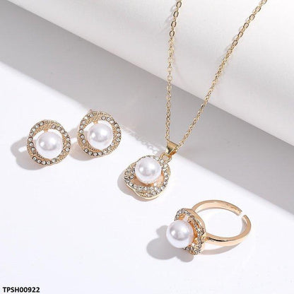 TPSH00922 LSH Round Pearl Pendent Set - TPSH