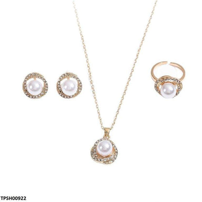 TPSH00922 LSH Round Pearl Pendent Set - TPSH