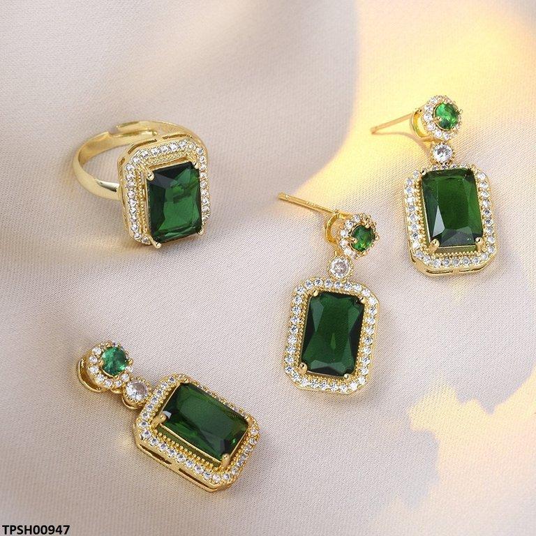 TPSH00947 LSH Rectangle Pendant Set - TPSH