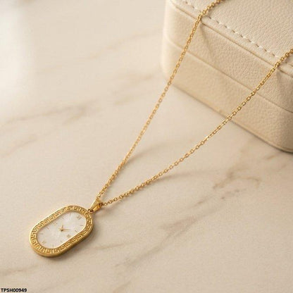 TPSH00949 BHS Oval Watch Design Stainless Steel Pendant - TPSH