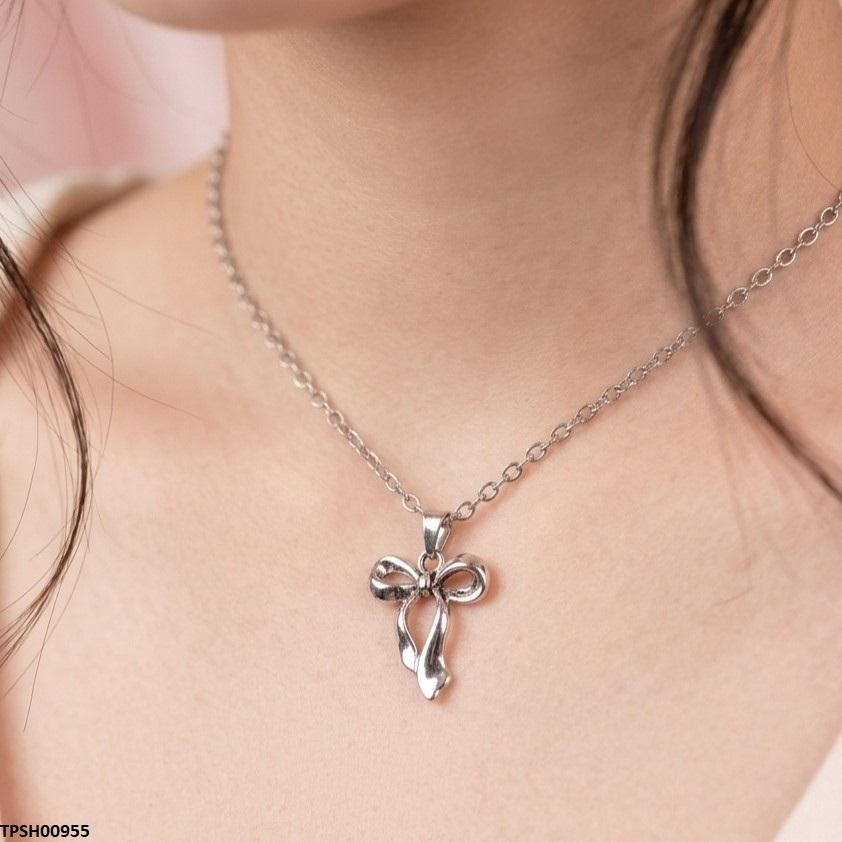 TPSH00955 MZM Tie Bow Chain Pendant - TPSH