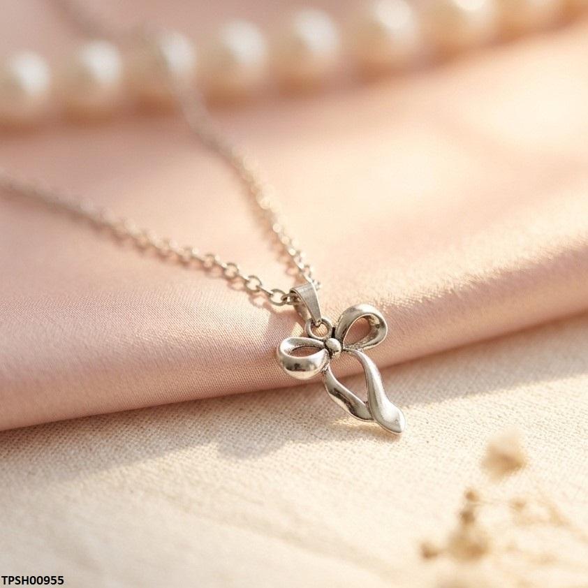 TPSH00955 MZM Tie Bow Chain Pendant - TPSH