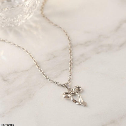 TPSH00955 MZM Tie Bow Chain Pendant - TPSH