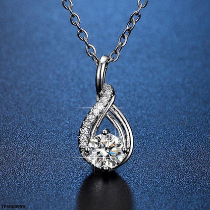 TPSH00959  ZFQ Tear Pendant With Chain - TPSH