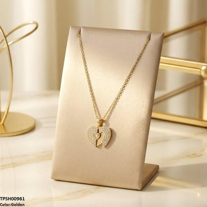 TPSH00961 TNR Stainless Steel Zicon Heart Pendant - TPSH