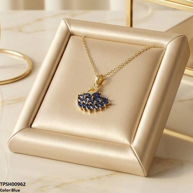 TPSH00962 TNR Stainless Steel Zircon Duck Pendant - TPSH