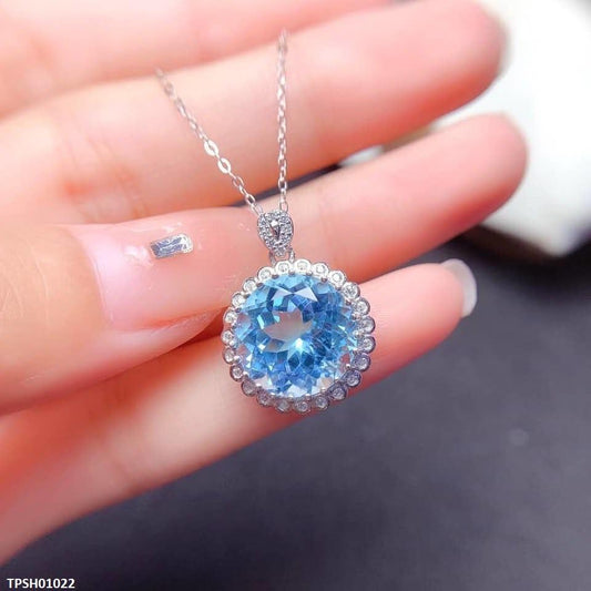 TPSH01022 KRL Round ZIRCON Stone Pendant - TPSH