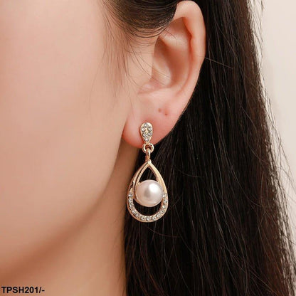 TPSH201 LHY Pear Pearl Pendent Set