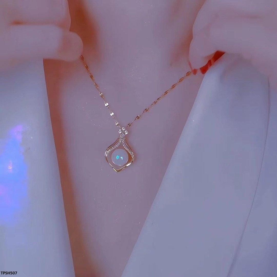 TPSH507 XST Fancy Steel Pearl Pendent