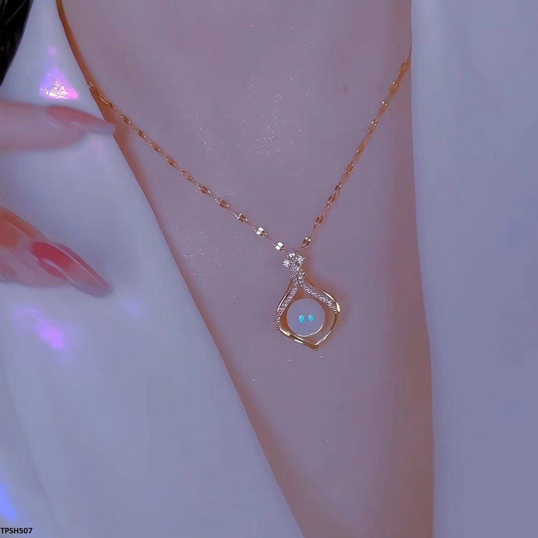 TPSH507 XST Fancy Steel Pearl Pendent