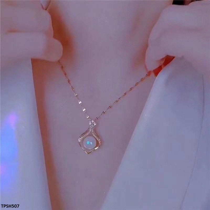 TPSH507 XST Fancy Steel Pearl Pendent