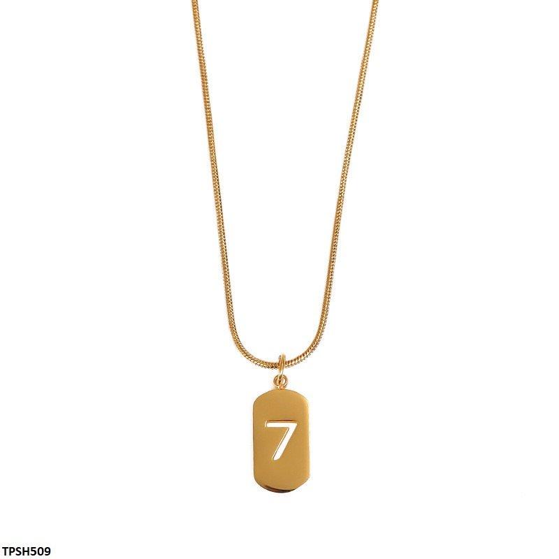 TPSH509 DGF Lucky 7 Number Pendent