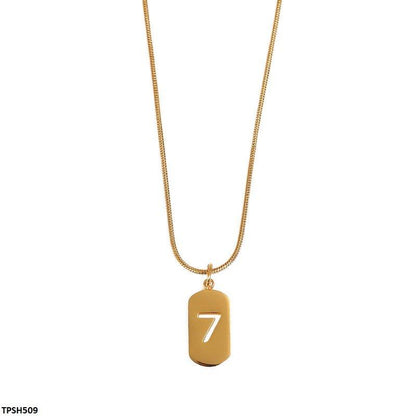 TPSH509 DGF Lucky 7 Number Pendent