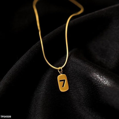 TPSH509 DGF Lucky 7 Number Pendent