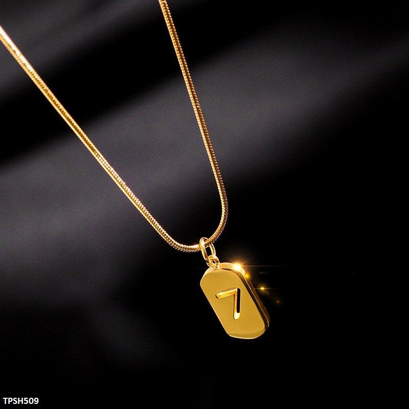 TPSH509 DGF Lucky 7 Number Pendent